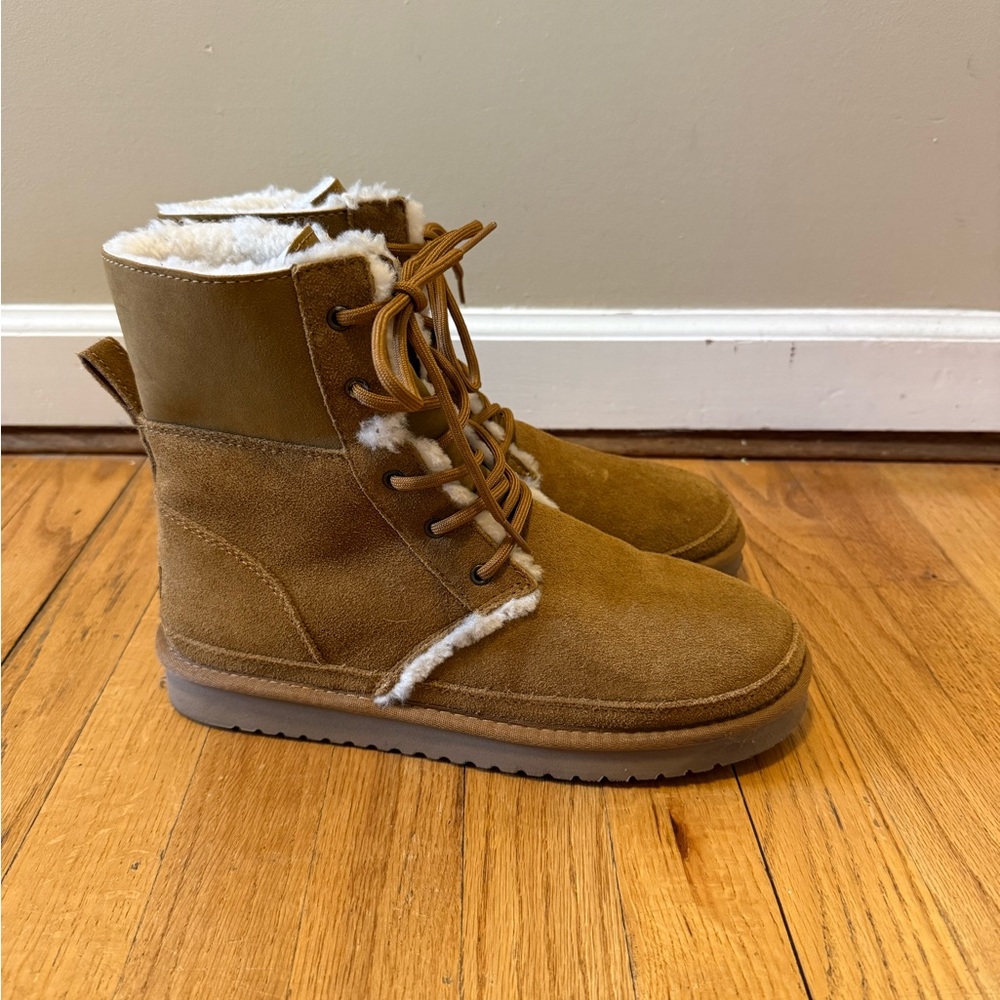 Kookaburra by Ugg - Suede Fur-Lined Boots